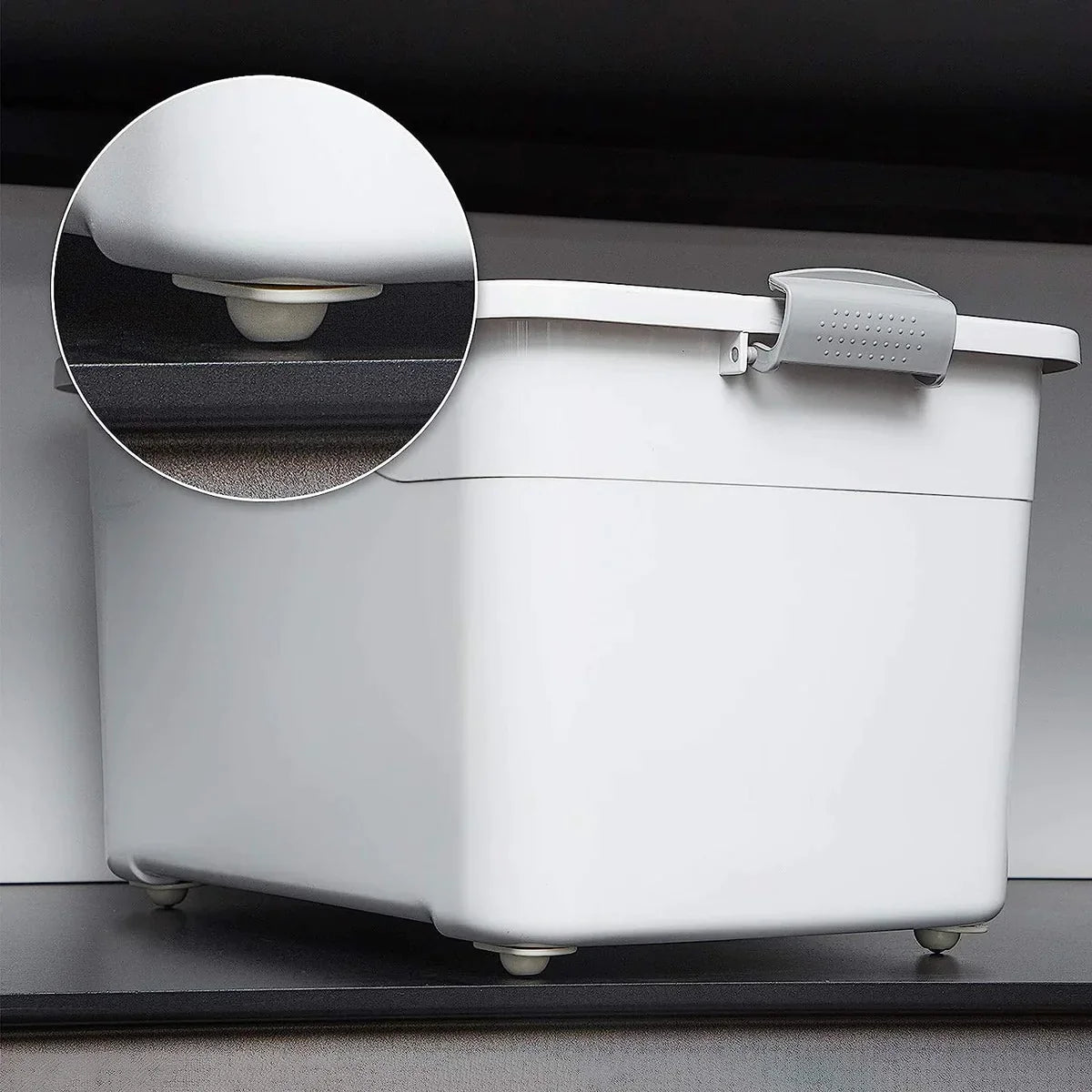 Self-Adhesive Rotating Mini Wheels for Storage Boxes & Bins ⭐⭐⭐⭐⭐