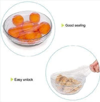 Thumbnail for Plastic Bags - Reusable Elastic Food Storage Plastic Covers (Pack of 2)