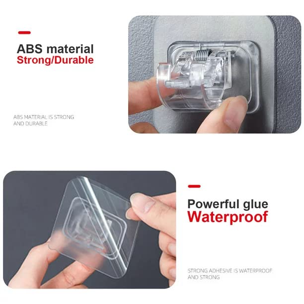 Rods Clips Hook Self Adhesive 🌟🌟🌟🌟🌟