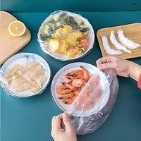Thumbnail for Plastic Bags - Reusable Elastic Food Storage Plastic Covers (Pack of 2)