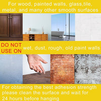 Thumbnail for Wall Mount Screw Hooks for Kitchen Bathroom Bedroom Living Room 10 Pcs