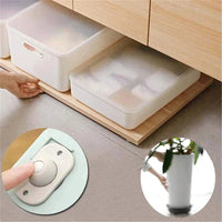 Thumbnail for Self-Adhesive Rotating Mini Wheels for Storage Boxes & Bins ⭐⭐⭐⭐⭐