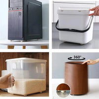 Thumbnail for Self-Adhesive Rotating Mini Wheels for Storage Boxes & Bins ⭐⭐⭐⭐⭐